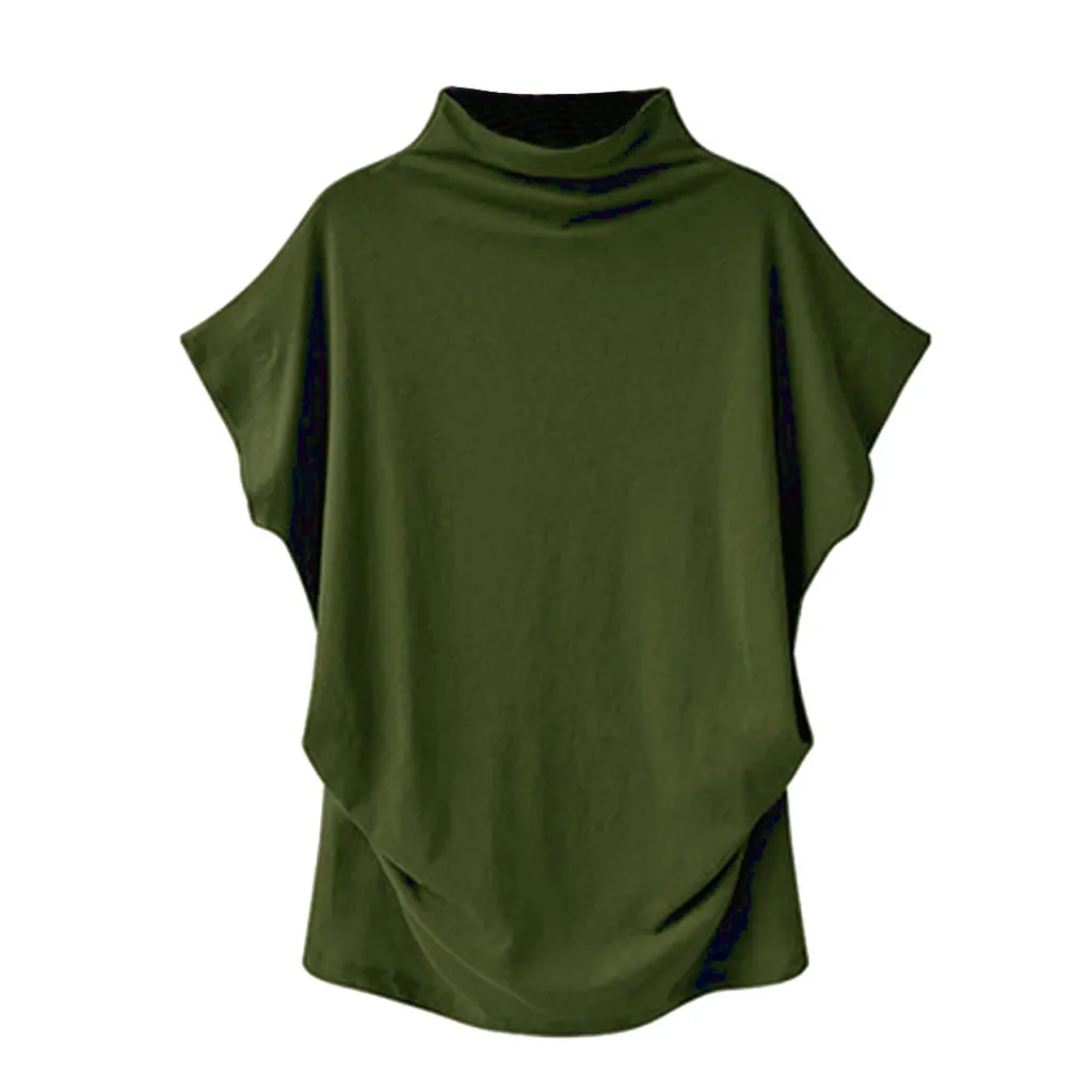 JAYCOSIN Women Turtleneck Short Sleeve Cotton Solid Casual Top T Shirt Plus Size new Print Beach Summer Holiday T-shirt May 23
JAYCOSIN Women Turtleneck Short Sleeve Cotton Solid Casual Top T Shirt Plus Size new Print Beach Summer Holiday T-shirt May 23