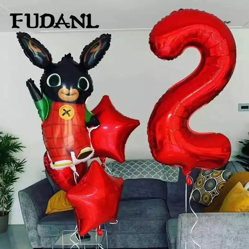 5pcs 86*60cm Bing Bunny Foil Balloon Cartoon Rabbit Balloons 30inch Number Baby 1 2 3 4 5 6th Birthday Party Decor Supplies Toys
5pcs 86*60cm Bing Bunny Foil Balloon Cartoon Rabbit Balloons 30inch Number Baby 1 2 3 4 5 6th Birthday Party Decor Supplies Toys