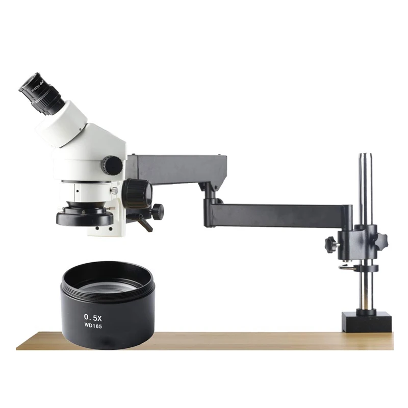 Best Professional Binocular Stereo Zoom Microscope WH10X Eyepieces,3.5-45X Magnification,0.7X-4.5X Zoom Objective LED Boom Stand
Best Professional Binocular Stereo Zoom Microscope WH10X Eyepieces,3.5-45X Magnification,0.7X-4.5X Zoom Objective LED Boom Stand