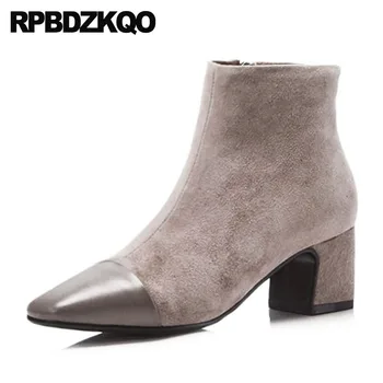 sheepskin shoes suede retro fur square toe grey vintage chunky winter women ankle boots medium heel booties 2018 genuine leather
sheepskin shoes suede retro fur square toe grey vintage chunky winter women ankle boots medium heel booties 2018 genuine leather