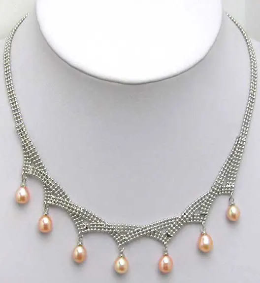 SALE Big 6-7mm Drop Pink natural freshwater pearl 7pcs necklace-nec5072 wholesale/retail Free shipping
SALE Big 6-7mm Drop Pink natural freshwater pearl 7pcs necklace-nec5072 wholesale/retail Free shipping