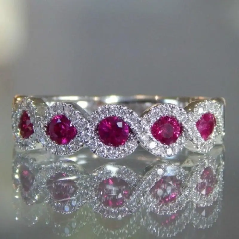 Trendy Red Green Cubic Zirconia Ring Beautiful Birthday Gift Lady Fashion Eternal Bridal ring
Trendy Red Green Cubic Zirconia Ring Beautiful Birthday Gift Lady Fashion Eternal Bridal ring