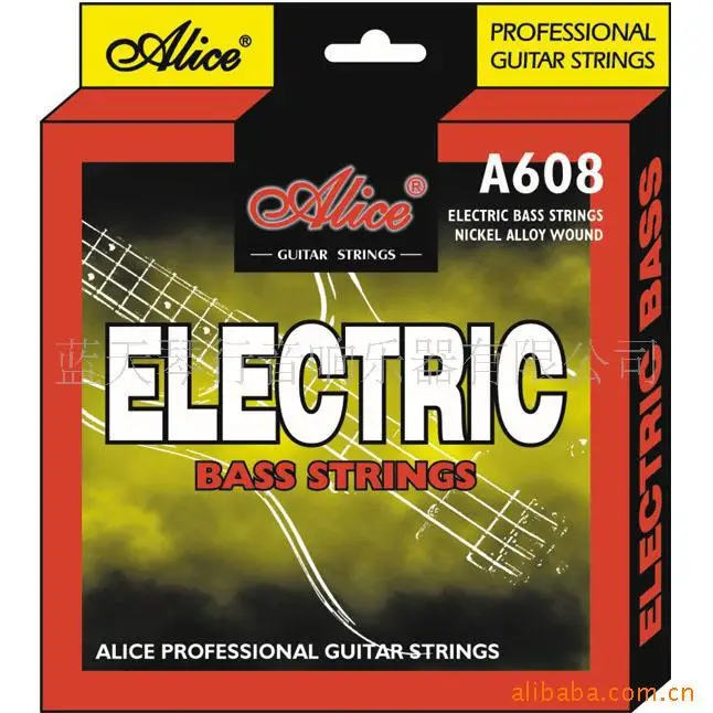 6 Sets Alice A608(5) Nickel Alloy Wound 1st-5th Electric Bass Strings String (045 065 085 105 130)
6 Sets Alice A608(5) Nickel Alloy Wound 1st-5th Electric Bass Strings String (045 065 085 105 130)