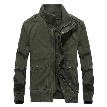 Brand Bomber Jacket Army Uniform Military Jacket Men Stand Collar Cotton Multi-pockets AFS JEEP Autumn Coats Men Plus Size 5XL
Brand Bomber Jacket Army Uniform Military Jacket Men Stand Collar Cotton Multi-pockets AFS JEEP Autumn Coats Men Plus Size 5XL