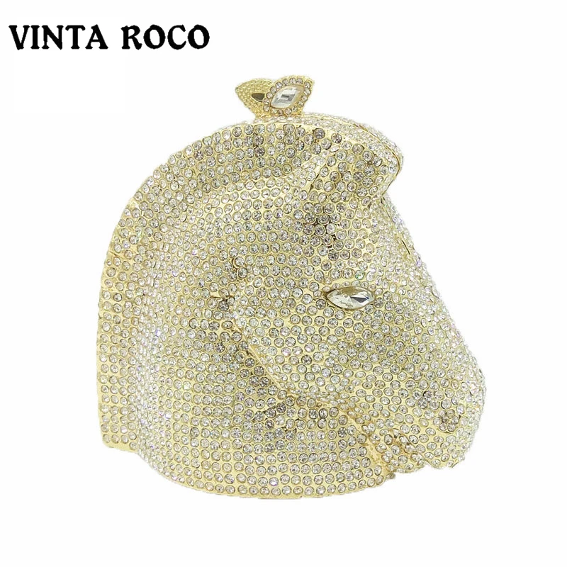 Glitter Diamond Gold Silver Horse Head Minaudiere Clutch Black Evening Bags Women Crystal Animal Purses Handbags Wedding Wallet
Glitter Diamond Gold Silver Horse Head Minaudiere Clutch Black Evening Bags Women Crystal Animal Purses Handbags Wedding Wallet
