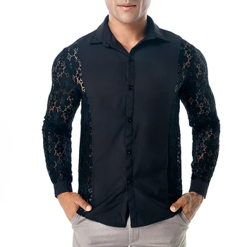 Men Shirt Hole design 2019 Male High Quality Long Sleeve Shirts Casual Hit Color Slim Fit Black Man Dress Shirts
Men Shirt Hole design 2019 Male High Quality Long Sleeve Shirts Casual Hit Color Slim Fit Black Man Dress Shirts