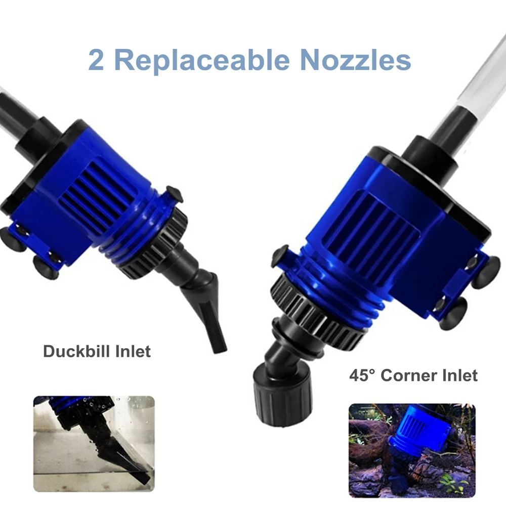 Automatic Fish Tank Water Changer Pump Aquarium Gravel Cleaner Fish