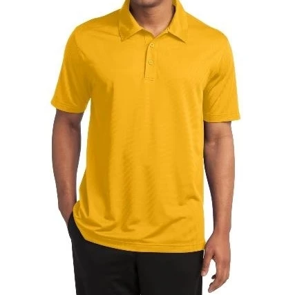 Sport-Tek ST690 Posi Charge Active Textured Polo T-Shirt Gold - Small (1)