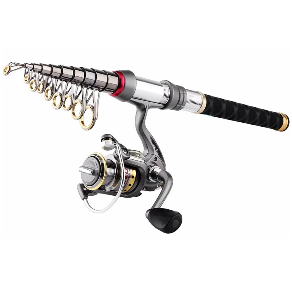 1.3M-2.4M Spinning Fishing Rod Combo FULL KIT Telescopic Fishing Pole Set with Spinning Reel Line Lures Hooks
1.3M-2.4M Spinning Fishing Rod Combo FULL KIT Telescopic Fishing Pole Set with Spinning Reel Line Lures Hooks