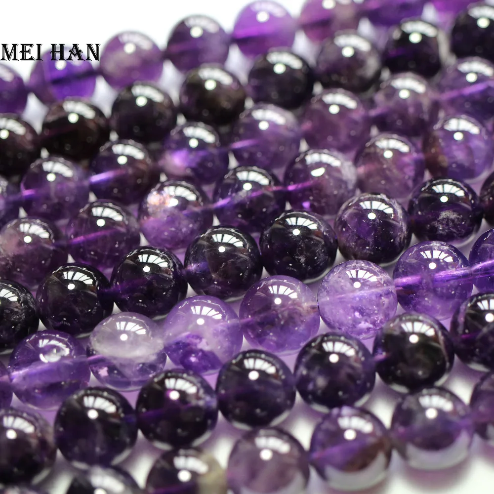 Meihan Free shipping (2 strands/set) natural 10mm Amethyst smooth round beads gem stone for jewelry making design or gift
Meihan Free shipping (2 strands/set) natural 10mm Amethyst smooth round beads gem stone for jewelry making design or gift