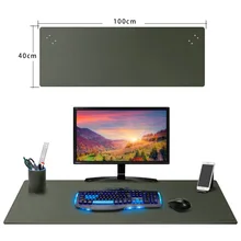 Large Size 100x40cm Office Home Desk Working Desk Pad PU Leather Keyboard Mat Mouse Pad with Pen Holder Phone Stand Desk Mat
Large Size 100x40cm Office Home Desk Working Desk Pad PU Leather Keyboard Mat Mouse Pad with Pen Holder Phone Stand Desk Mat