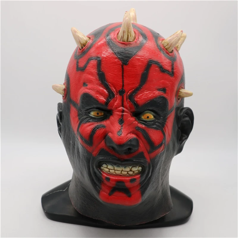 New Anime Star Wars Darth Maul Cosplay Masks Demon Horror Punk Full Head Helmet Latex Scary Mask Halloween Party Fancy Ball Prop
New Anime Star Wars Darth Maul Cosplay Masks Demon Horror Punk Full Head Helmet Latex Scary Mask Halloween Party Fancy Ball Prop