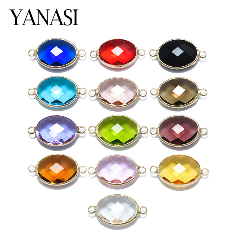 13 Colors New Crystal Charms Connectors Accessories for Jewelry Making Components Handmade DIY Women Gift
13 Colors New Crystal Charms Connectors Accessories for Jewelry Making Components Handmade DIY Women Gift