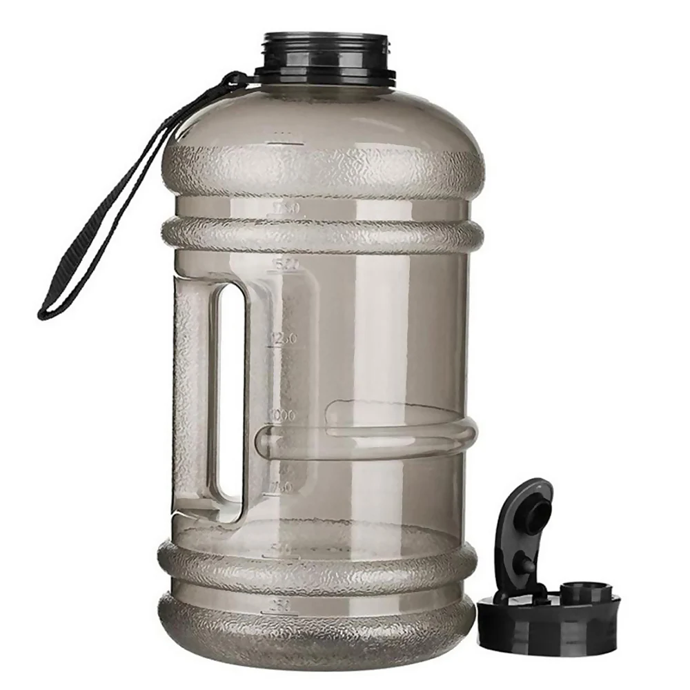 2.2 Liter PETG Transparent Large Capacity Sports Water Bottle w/ Carrying Loop Pacifier chain
2.2 Liter PETG Transparent Large Capacity Sports Water Bottle w/ Carrying Loop Pacifier chain