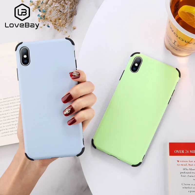 Lovebay For iPhone 6 6s 7 8 Plus X XS XR Xs Max Shockproof Candy Color Phone Case Simple TPU and PC Cases Cover For iPhone X
Lovebay For iPhone 6 6s 7 8 Plus X XS XR Xs Max Shockproof Candy Color Phone Case Simple TPU and PC Cases Cover For iPhone X