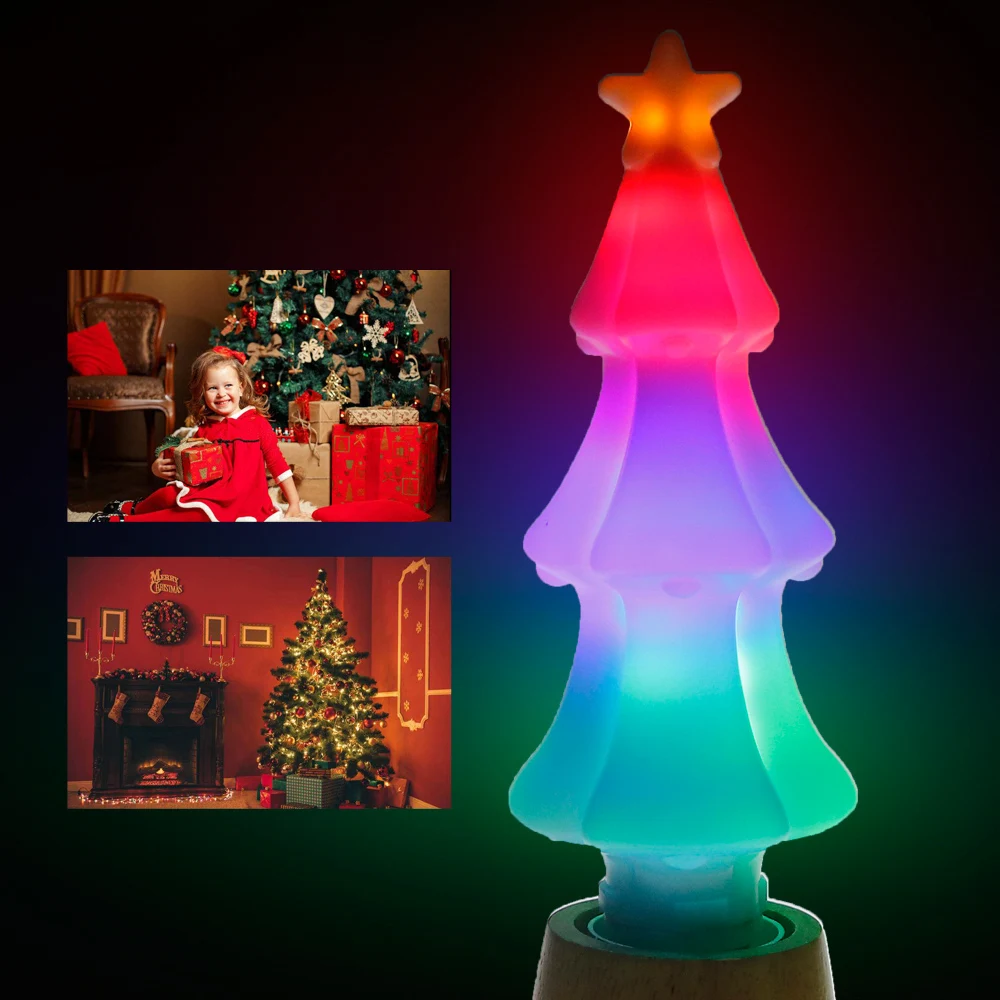 2PCS Christmas Tree LED Bulb E27 Flame Lamp E26 220V Led Party Light 110V Colourful Flickering Fire Lights for Home Decoration
2PCS Christmas Tree LED Bulb E27 Flame Lamp E26 220V Led Party Light 110V Colourful Flickering Fire Lights for Home Decoration