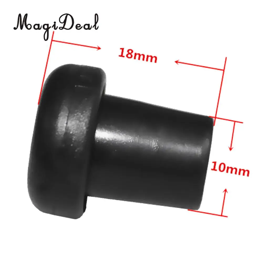 MagiDeal 10 Pieces Durable Plastic Tube Plug for Table Soccer Foosball Table, Fits for 12.7mm Diameter Rod