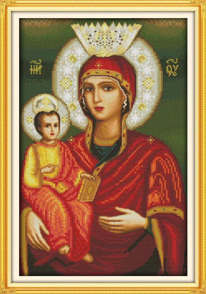 Madonna-and-child (16) Printed Canvas DMC Counted Cross Stitch Kits printed Cross-stitch set Embroidery Needlework
Madonna-and-child (16) Printed Canvas DMC Counted Cross Stitch Kits printed Cross-stitch set Embroidery Needlework