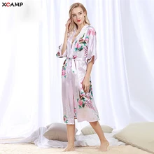 XCAMP Женская длинная Пижама для женщин пижамы дышащие женские