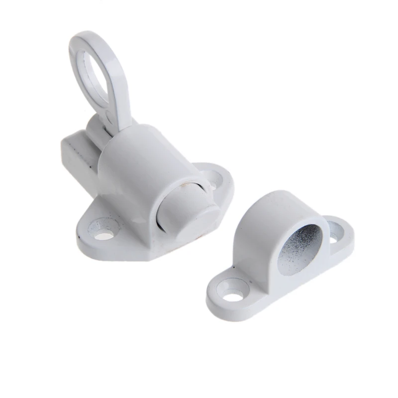 Window Gate Security Pull Ring Spring Bounce Door Bolt Aluminum Latch Lock White Color
Window Gate Security Pull Ring Spring Bounce Door Bolt Aluminum Latch Lock White Color
