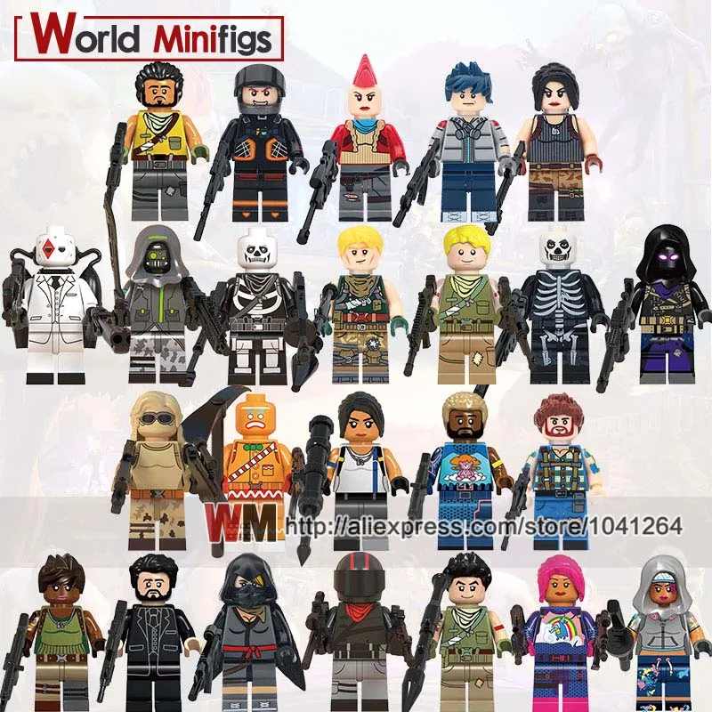 24 PCS/LOT Battle Royale Warriors Fortress Night Game Character Action Building Blocks Toys For Children Birthday Gifts
24 PCS/LOT Battle Royale Warriors Fortress Night Game Character Action Building Blocks Toys For Children Birthday Gifts
