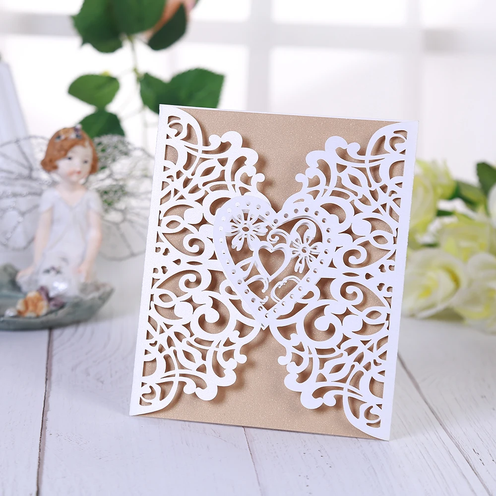 1 Piece ICE WHITE laser cut wedding invitations card set ,mr mrs wedding romantic flowers party favors etiquette elegant
1 Piece ICE WHITE laser cut wedding invitations card set ,mr mrs wedding romantic flowers party favors etiquette elegant