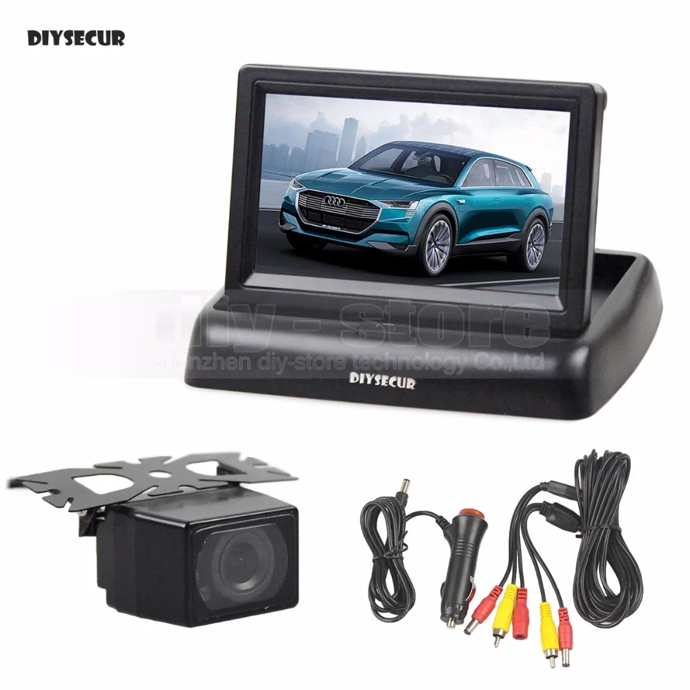 DIYSECUR 4.3 Inch Car Reversing Camera Kit Back Up Car Monitor LCD Display HD Car Rear View Camera
DIYSECUR 4.3 Inch Car Reversing Camera Kit Back Up Car Monitor LCD Display HD Car Rear View Camera
