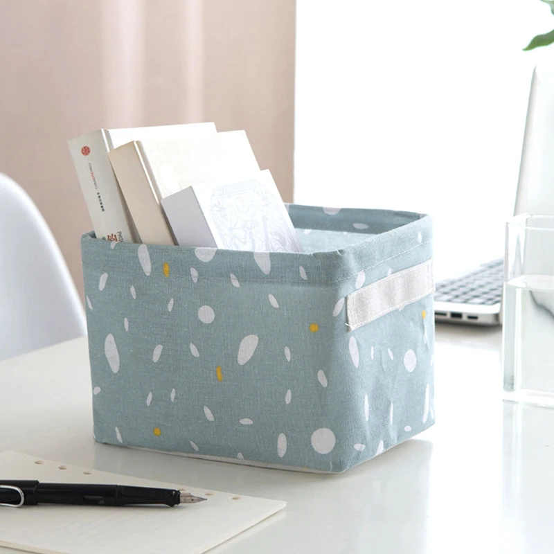 Basedidea Storage Basket Desktop Sundries Box with Handle Cotton Linen Home Tabletop Makeup Organize Basket
Basedidea Storage Basket Desktop Sundries Box with Handle Cotton Linen Home Tabletop Makeup Organize Basket