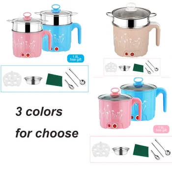 220V Mini 1.8L Electric Skillet Noodles Rice Cooker Thermal Insulation Cooking Pot Pan Food Container Electric Heating Lunchbox
220V Mini 1.8L Electric Skillet Noodles Rice Cooker Thermal Insulation Cooking Pot Pan Food Container Electric Heating Lunchbox