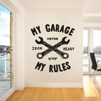 My Garage My Rules Quote Wall Vinyl Decals Home Garage Decor Auto Car Repair Sign Wall Sticker Garage Removable Poster AZ687
My Garage My Rules Quote Wall Vinyl Decals Home Garage Decor Auto Car Repair Sign Wall Sticker Garage Removable Poster AZ687