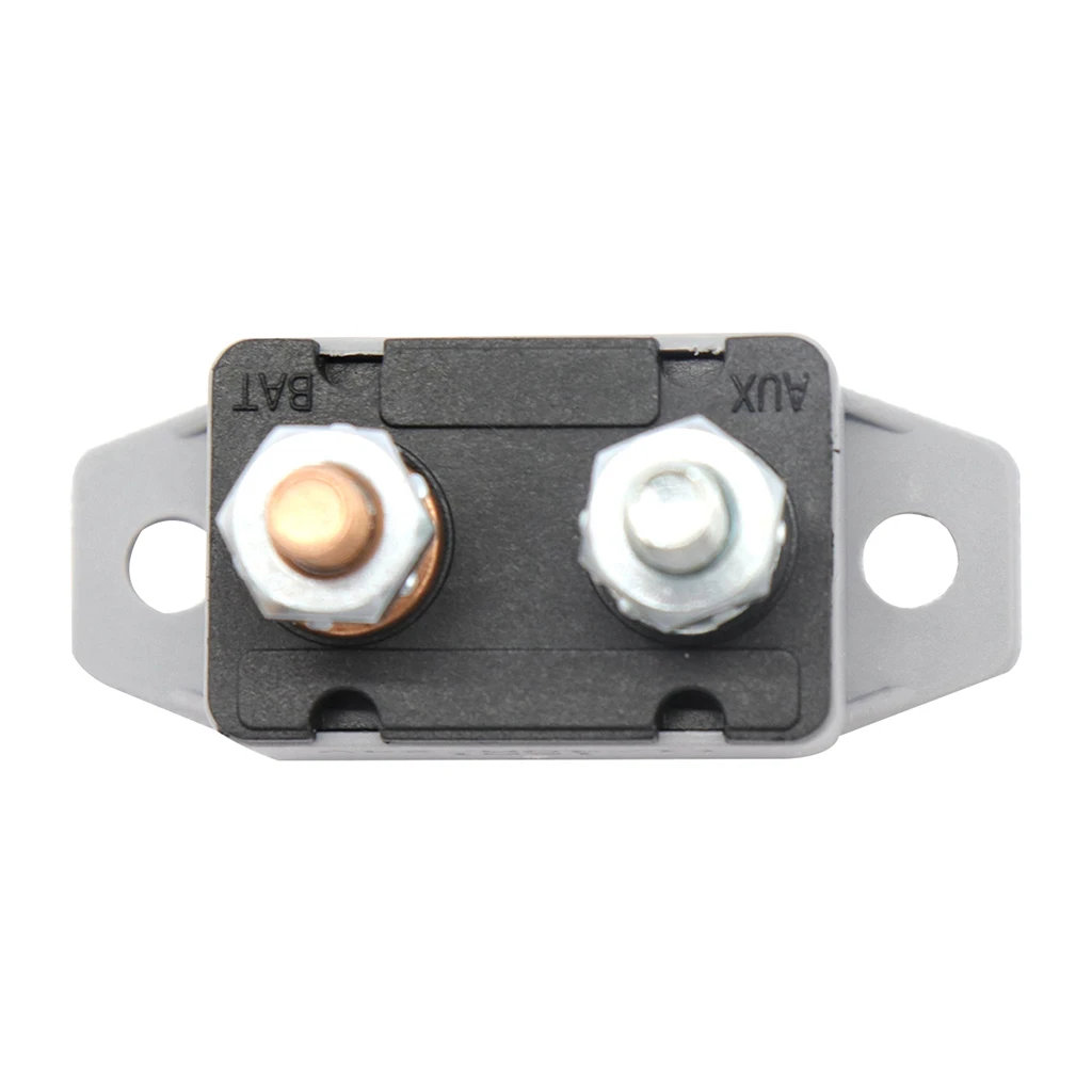 1 Pcs DC6-28V 50A Car Truck Boat Audio/Battery Charger Amplifier Circuit Breaker Fuse Holder Stereo Amplifier Refit Fuse Adapter 1 Pcs DC6-28V 50A Car Truck Boat Audio/Battery Charger Amplifier Circuit Breaker Fuse Holder Stereo Amplifier Refit Fuse Adapter