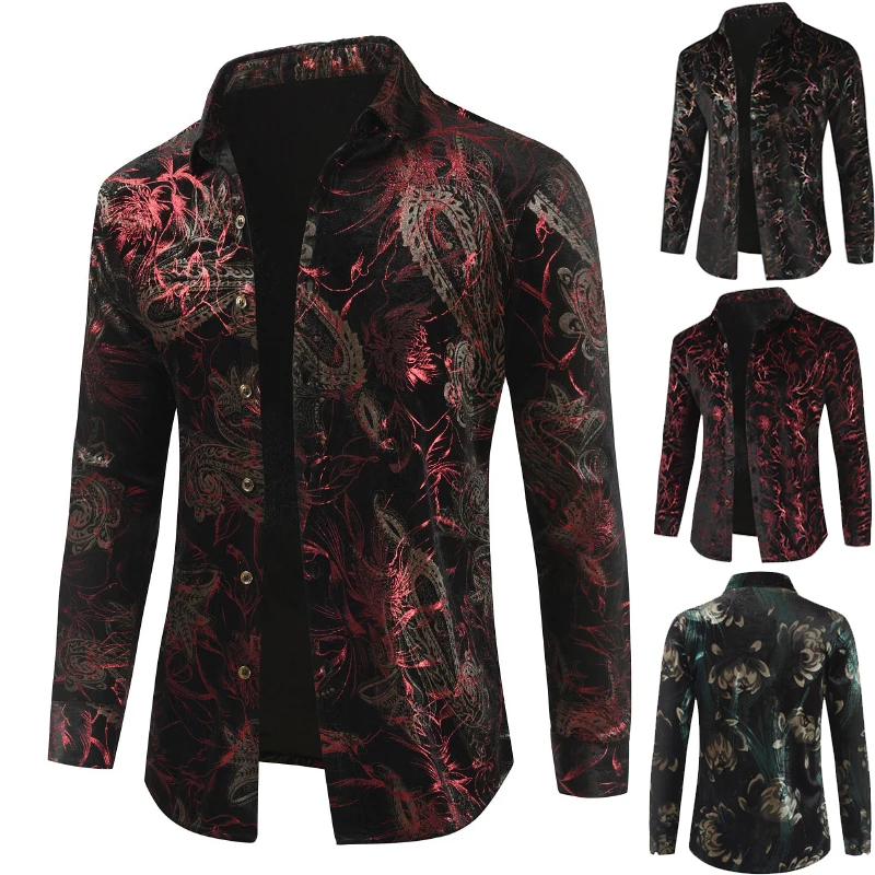 2019 New Spring and Autumn Hot Men's Casual Slim Bottoming Shirt Men's Trend Business Gentleman Dress Printing Fashion Shirt
2019 New Spring and Autumn Hot Men's Casual Slim Bottoming Shirt Men's Trend Business Gentleman Dress Printing Fashion Shirt