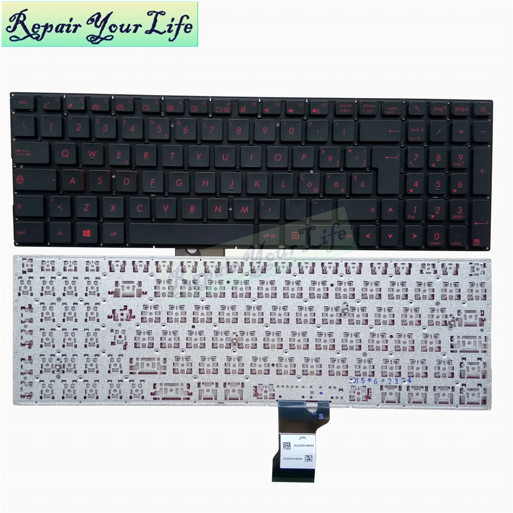 Repair You Life laptop keyboard for ASUS N501 G501 N501JW UX501JW IT Italy keyboard Black 0KNB0-662EIT00
Repair You Life laptop keyboard for ASUS N501 G501 N501JW UX501JW IT Italy keyboard Black 0KNB0-662EIT00