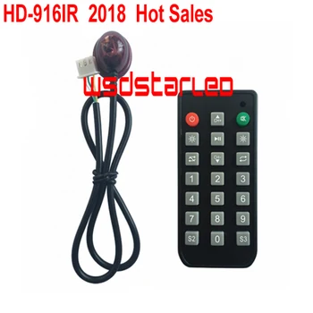 HD-916IR HUIDU IR remote LED controller Only support HD HUIDU Single & Dual color LED sign controller 2018 Hot Sales 3pcs/lot
HD-916IR HUIDU IR remote LED controller Only support HD HUIDU Single & Dual color LED sign controller 2018 Hot Sales 3pcs/lot