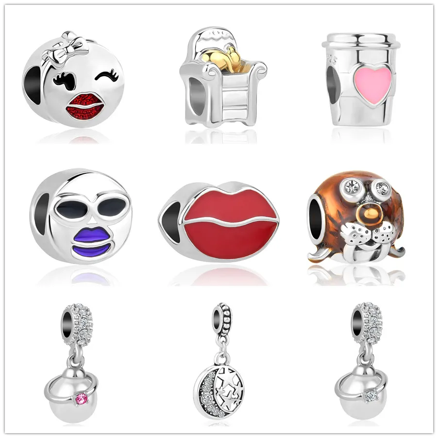 new free shipping 1pc silvercup moon star lip smile cat diy jewelry marking lose bead Fit original Pandora Charm Bracelet F008
new free shipping 1pc silvercup moon star lip smile cat diy jewelry marking lose bead Fit original Pandora Charm Bracelet F008