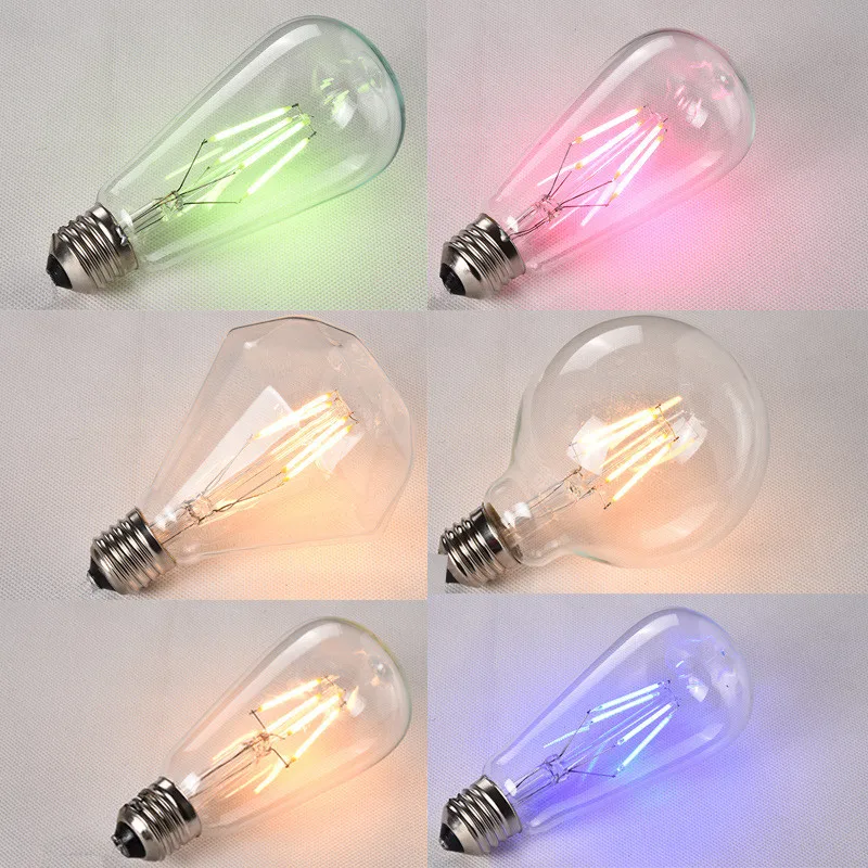 LED Filament Edison Bulb 4W 8W Decorative Vintage Edison lamp E27 220V ST64 Replace Incandescent Bulb
LED Filament Edison Bulb 4W 8W Decorative Vintage Edison lamp E27 220V ST64 Replace Incandescent Bulb