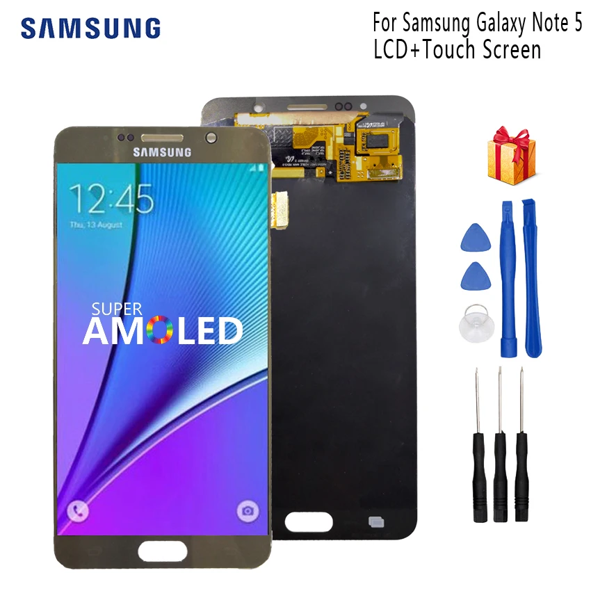 Original LCD for SAMSUNG Galaxy Note 5 Display LCD Touch Screen For SAMSUNG Note 5 Note5 N920A N9200 SM-N920 N920C Screen LCD
Original LCD for SAMSUNG Galaxy Note 5 Display LCD Touch Screen For SAMSUNG Note 5 Note5 N920A N9200 SM-N920 N920C Screen LCD