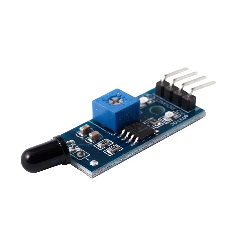 1 pcs blue metal 4-pin flame sensor module / fire detection module Infrared receiver / fire detection alarm (4-wire) 4.6 * 1.4
1 pcs blue metal 4-pin flame sensor module / fire detection module Infrared receiver / fire detection alarm (4-wire) 4.6 * 1.4
