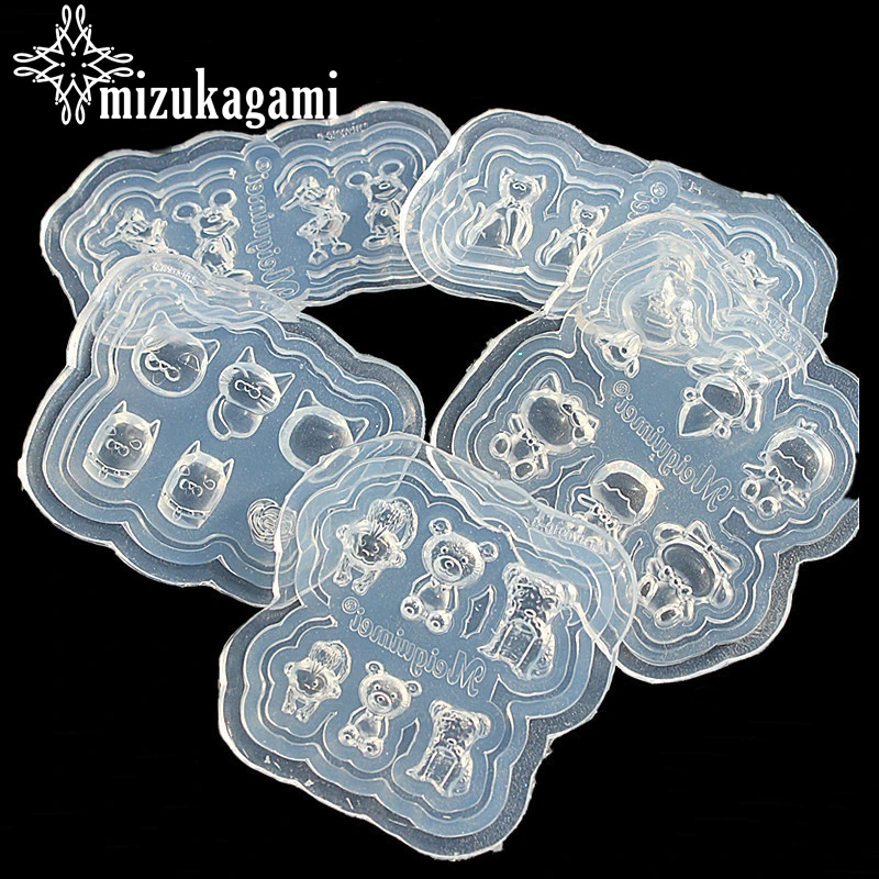 UV Resin Jewelry Liquid Silicone Mold Cartoon Animal Cat Bear Resin Charms Molds For DIY Intersperse Nail Art Jewelry Mold
UV Resin Jewelry Liquid Silicone Mold Cartoon Animal Cat Bear Resin Charms Molds For DIY Intersperse Nail Art Jewelry Mold