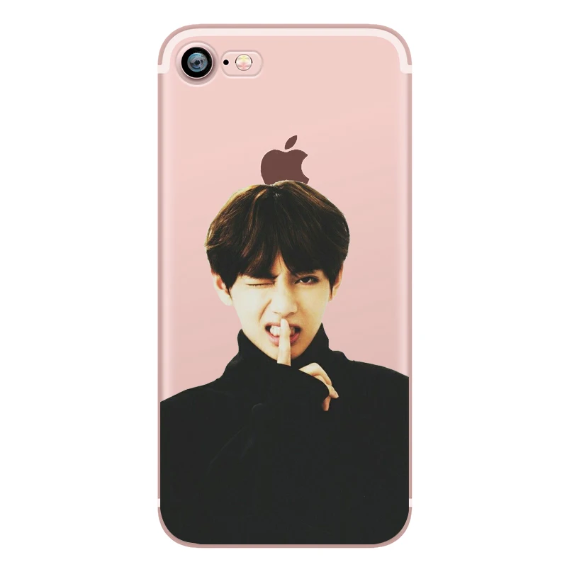 BTS Korea Bangtan Boys Young Forever JUNG KOOK V Spring Day Phone Case for iphone 5s 6 6s 7 plus se 5 Silicone Clear Soft TPU (8)