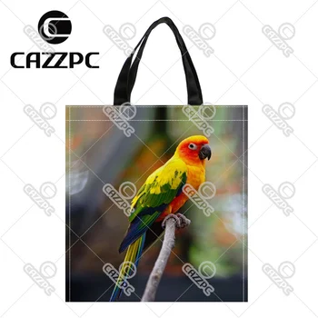 Beautiful Colorful Parrot Pattern Print Custom individual waterproof Nylon Fabric shopping bag gift bag Pack of 2
Beautiful Colorful Parrot Pattern Print Custom individual waterproof Nylon Fabric shopping bag gift bag Pack of 2
