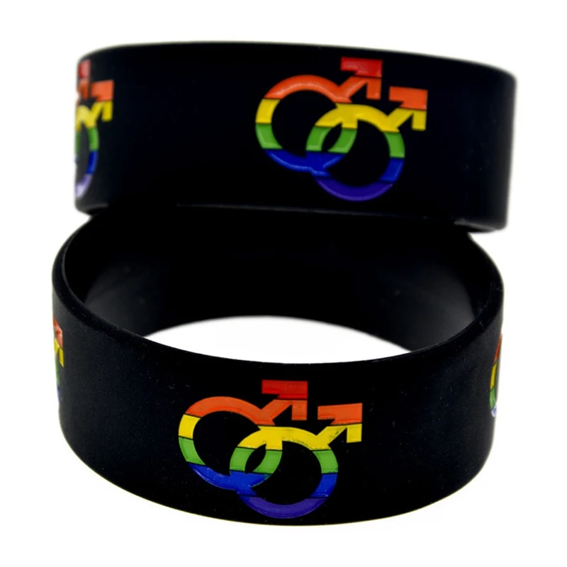 New Fashion Gay Pride Rainbow Silicone Bracelet Multicolor Rubber Gay Lesbian Wristband Jewelry Dropshipping
New Fashion Gay Pride Rainbow Silicone Bracelet Multicolor Rubber Gay Lesbian Wristband Jewelry Dropshipping