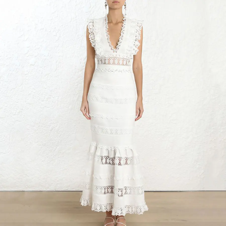 2019 Spring New Arrival Women Fashion 2 Pieces Sets Sexy V-neck White Top and Long Mermaid Skirt 2 Piece Set Women Lace Outfits
2019 Spring New Arrival Women Fashion 2 Pieces Sets Sexy V-neck White Top and Long Mermaid Skirt 2 Piece Set Women Lace Outfits