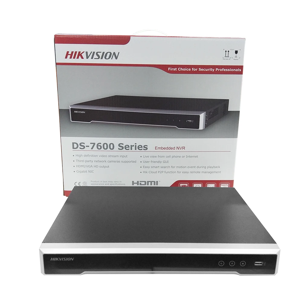 Original Hikvision DS-7608NI-K2/8P DS-7616NI-K2/16P 8MP H.265 NVR 8CH/16CH Network Video Recorder with POE Ports
Original Hikvision DS-7608NI-K2/8P DS-7616NI-K2/16P 8MP H.265 NVR 8CH/16CH Network Video Recorder with POE Ports