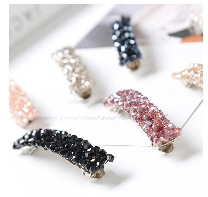 muylinda Crystal Braided Hair Clip Barrettes Fashion Handmade Beades Hair Accessories For Women
muylinda Crystal Braided Hair Clip Barrettes Fashion Handmade Beades Hair Accessories For Women