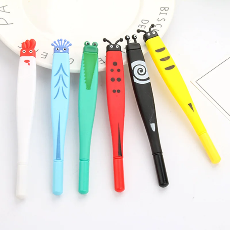 1 Pcs 0.5mm Cute Animal Modeling Gel Pen Frog Insect Cartoon Kawaii School Supplies Student Stationery Black Ink Pen
1 Pcs 0.5mm Cute Animal Modeling Gel Pen Frog Insect Cartoon Kawaii School Supplies Student Stationery Black Ink Pen
