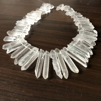 Natural Aura Quartz Crystal Point AA Bulk Quartz Point Beads ,Raw Quartz Points Graduated Top Drilled Spike Stick 16inch
Natural Aura Quartz Crystal Point AA Bulk Quartz Point Beads ,Raw Quartz Points Graduated Top Drilled Spike Stick 16inch