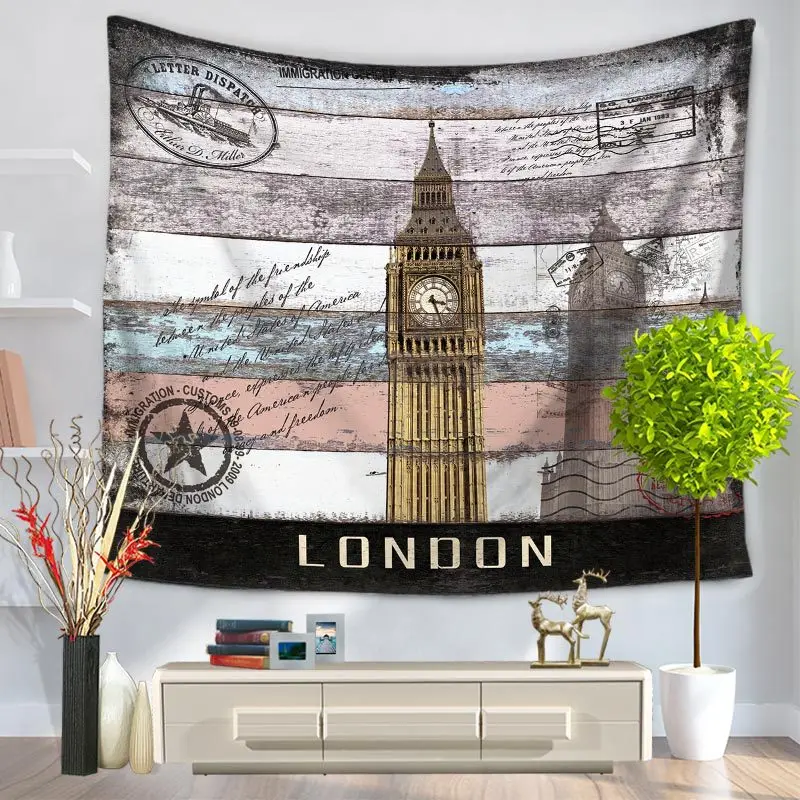 Home Decorative Wall Hanging Carpet Tapestry Rectangle Bedspread Famous World Building Moscow Paris London Pattern GT1094
Home Decorative Wall Hanging Carpet Tapestry Rectangle Bedspread Famous World Building Moscow Paris London Pattern GT1094