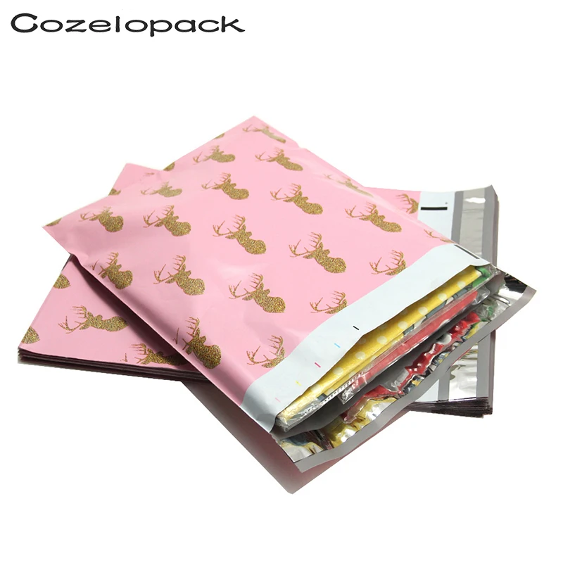 100PCS 10x13inch Printing Poly Mailer 26x33cm Pink Christmas Deer Pattern Poly Mailer Self Seal Envelopes Courier Storage Bags
100PCS 10x13inch Printing Poly Mailer 26x33cm Pink Christmas Deer Pattern Poly Mailer Self Seal Envelopes Courier Storage Bags