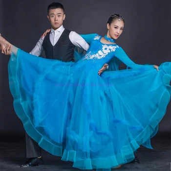 New Ballroom dance costumes senior embroidery long sleeves ballroom dance dress for women ballroom dance competition dresses 047
New Ballroom dance costumes senior embroidery long sleeves ballroom dance dress for women ballroom dance competition dresses 047